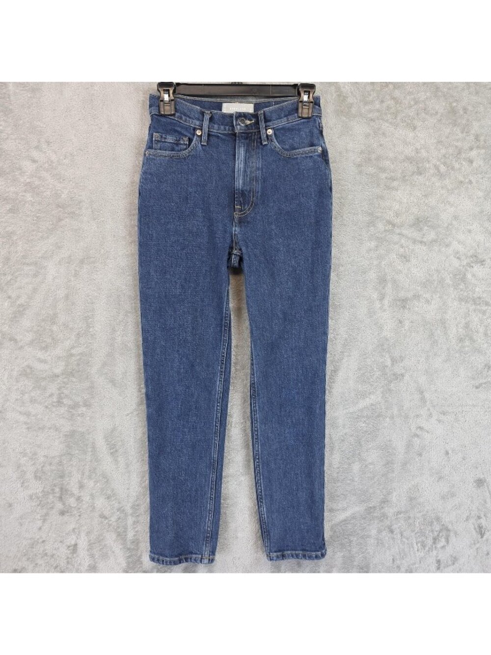 Everlane The Original Cheeky Jean Jeans Womens 24 Blue Med Wash High Rise Crop